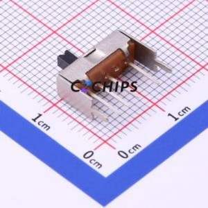 SS13D75L3 Slide Switch Through hole Component (THT) Switch Single Pole Three Throw Rectangle Pin Header PC Pin 12mm - Product Image 2