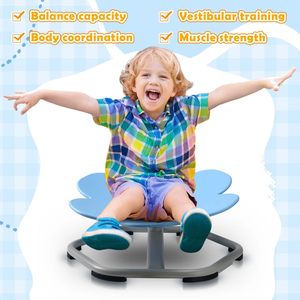 <span class=keywords><strong>Sedia</strong></span> Girevole Sensoriale per Bambini, Giocattolo Attività Sit and Spin, <span class=keywords><strong>Sedia</strong></span> Oscillante per Bambini Autistici, <span class=keywords><strong>Sedia</strong></span> Girevole per Allenamento - Product Image 4