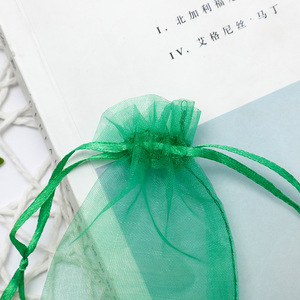 Organza <b>Mesh</b> Drawstring Bags <b>Insect</b> Resistant for Candy Fruit Cosmetics Jewelry Box Packing - Product Image 3