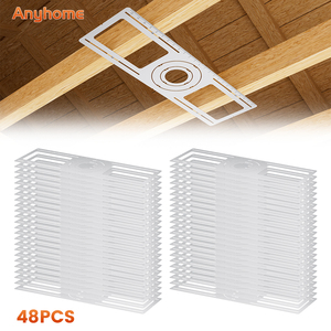 Placa de Montaje Universal para Linterna de 4 y 6 Pulgadas, Panel Delgado Redondo, Soportes de Metal Galvanizado - Product Image 1