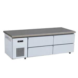 Commerciale <span class=keywords><strong>4</strong></span> <span class=keywords><strong>cassetti</strong></span> refrigerato banco da lavoro refrigeratore in acciaio inox preparazione tavolo <span class=keywords><strong>congelatore</strong></span> per cucina ristorante - Product Image 1
