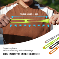 Telesin nouveaux accessoires de caméra d'action pêche à moteur multi-fonctionnel Silicone support élastique à dégagement rapide pour caméras d'action