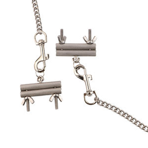 QKKQ abuso <span class=keywords><strong>Sexual</strong></span> pinzas para pezones con esposas mujeres Bondage juego <span class=keywords><strong>sexual</strong></span> masoquismo dolor Bondage SM herramientas adultos juguetes sexuales al por mayor - Product Image 6