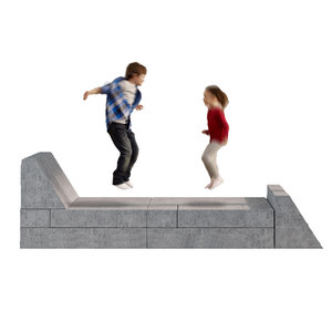 Nhà Máy Bán buôn 25D /28D bọt <span class=keywords><strong>couch</strong></span> dễ dàng để lắp ráp & làm sạch gấp ra trẻ mới biết đi trẻ em chơi vui vẻ xây dựng khối sofa - Product Image 5