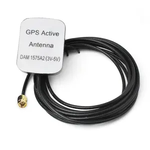 GPS פעיל אנטנת SMA זכר תקע 3M כבל עבור GlobalSat Holux Navman טרימבל