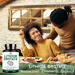 Suplemento de Minerales de Litio y Magnesio, Cápsulas de Apoyo Inmunológico y Nootrópico para Adultos - 60/120 Cápsulas por Botella, 2 Cápsulas Diarias - Product Image 4