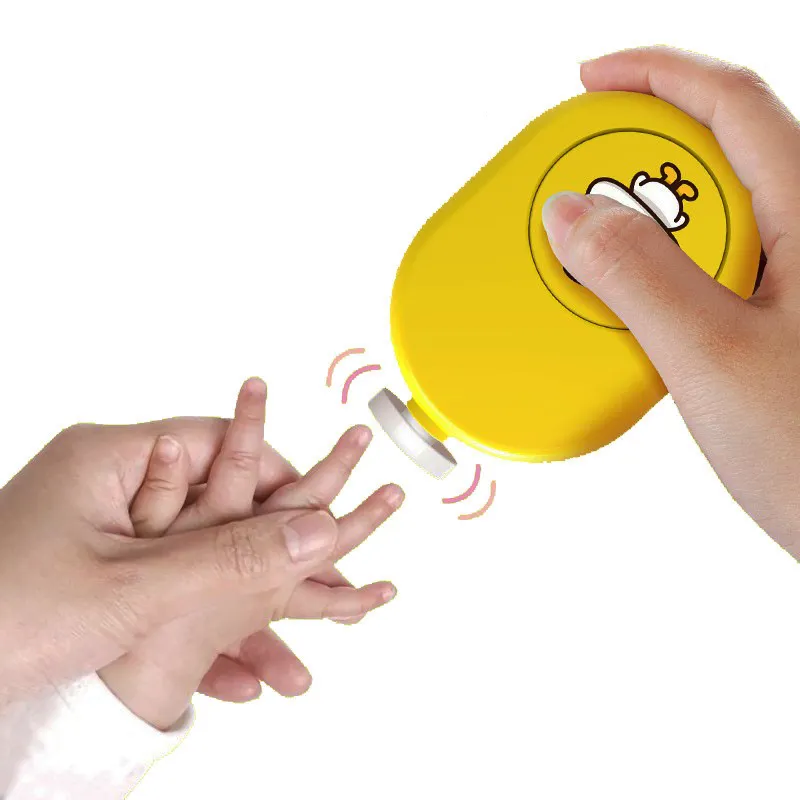 नवजात बच्चे को शिशु सुरक्षा मूक मिनी पोर्टेबल प्यारा मैनीक्योर सेट पीस नेल कटर Trimmer उपकरण इलेक्ट्रिक कील पालिशगर क्लिपर