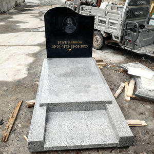Quyang Ofrece Lápidas y <span class=keywords><strong>Monumentos</strong></span> de Granito Negro Chino Modernos, Tallados a Mano y Personalizados, con Garantía de 5 Años para Cementerios - Product Image 5
