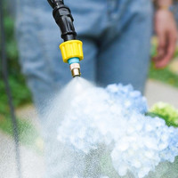Pistola de Agua Eléctrica a Batería de Alta Presión, de Plástico, Portátil, con Atomizador Ajustable, para Jardinería y Uso Doméstico