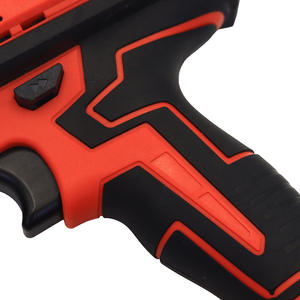 สว่านไฟฟ้าไร้สายสีแดง 21V พร้อมหัวจับดอกสว่านแบบไม่ใช้กุญแจ แรงบิด 80 นิวตันเมตร สำหรับเจาะไม้ โลหะ คอนกรีต ใช้สำหรับงาน DIY - Product Image 4