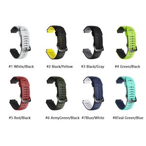 Luxe Mode Bracelets de Montre En Caoutchouc Pour Garmin <span class=keywords><strong>Forerunner</strong></span> 220/230/235/620/630/<span class=keywords><strong>735XT</strong></span> Silicone bandes de <span class=keywords><strong>Bracelet</strong></span> - Product Image 6