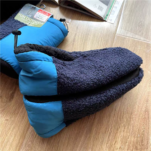 Man <strong>Men</strong> <strong>Men's</strong> Winter Sherpa Plush Indoor Home <strong>Slipper</strong> <strong>Slippers</strong> <strong>Boots</strong> Booties With Fluffy Sherpa Lining and Anti-slip Sole - Product Image 5