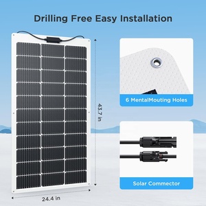 แผงโซลาร์เซลล์ Sunfield SFED-F100M 100W แบบยืดหยุ่น ETFE น้ำหนักเบาพิเศษ 18V โมโน PERC ประสิทธิภาพสูง 23% สำหรับรถบ้าน - Product Image 3