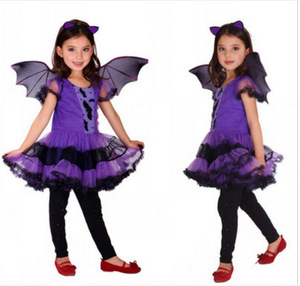 Disfraz Personajes Niños Cosplay Disfraz de Bruja para Niñas Disfraces de Película de Halloween Vampiros Queens Vestidos - Product Image 1