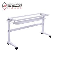 Séminaires de formation : Roues pour mobilier scolaire pliable, cadres de table en métal pour bureau, structure de table de bureau
