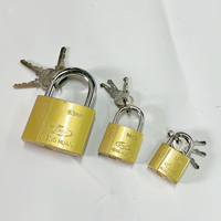 Bon marché, cadenas de sécurité en fer avec logo personnalisé, cadenas en laiton