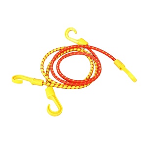 Bán Buôn 8Mm Chất Lượng Cao Đàn Hồi Bungee Hành Lý Sợi Dây Thừng Với Móc Nhựa 9Mm Vòng Dây Cho Xe Máy Xe Đạp Dây/Dây - Product Image 1