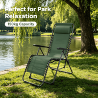 Chaise longue moderne portable en promotion, réglable en hauteur sur six niveaux, imperméable, pliable, chaise longue zéro gravité
