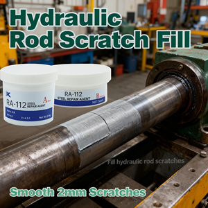 Agent de réparation métallique industriel 6:1 7:1 pour fonte/acier/<span class=keywords><strong>aluminium</strong></span>/cuivre, <span class=keywords><strong>liquide</strong></span> de réparation, colle AB, prix usine OEM - Product Image 1