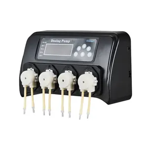 JUYANG Auto pompa dosatrice acquario programmabile titolazione macchina automatica dosatore di nutrienti 4 canali di plastica DC 24V 0-30 giorni 7.5w