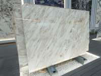 SH STONE Calacatta Vagli Or Marbre Italien Naturel Blanc De Luxe Moderne Villa Plancher Mur Dalle De Marbre Poli pour Comptoirs