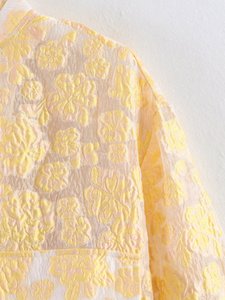 Chaqueta Bomber Jacquard 2026 para Mujer, Corte Holgado, Estilo Casual de Lujo, Chaqueta Ligera con Cierre, Fabricante Personalizado - Product Image 3