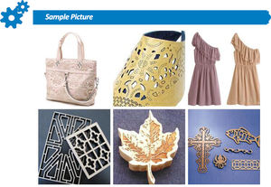 Quần Áo Nút Áo Áo Thun Logo Giày Nam 60W 30W Co2 Giá Thiết Bị Máy Khắc <span class=keywords><strong>Laser</strong></span> Cho Vải - Product Image 5