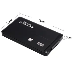 USB 3.0 Aluminium externe SSD & HDD Gehäuse 2.5-Zoll SATA-Hülle für Festplatte schlankes und langlebiges Design