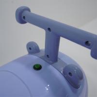 Trottinette trotteur balancelle pour enfants en plastique à 4 roues silencieuses, cadeau de premier anniversaire, jouet à pousser en forme de canette, unisexe