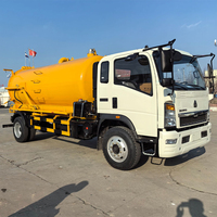 Proveedor Chino de Camiones de Succión de Aguas Residuales Sinotruk Howo, Camión de Limpieza de Alcantarillado con Tanque Séptico de 15000 Litros, 12000L