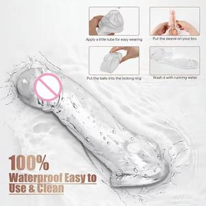 3 tamaños de fundas para pene con estimulación para retrasar la eyaculación para adultos - Product Image 4