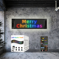 Panneau LED RGB programmable flexible, affichage de messages défilants animés pour centre commercial, magasin, vitrine de voiture, utilisation intérieure et extérieure
