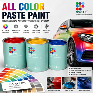 Cat Warna Biru Perak Metalik 1K, Pasokan Massal Cat Mobil, Langsung dari Pabrik Cat Otomotif, OEM ODM, Kilap Tinggi, Perbaikan Cat Mobil - Product Image 2
