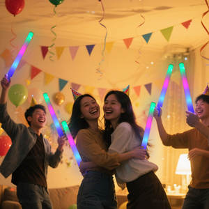 แท่งโฟมเรืองแสงหลากสีสำหรับงานคอนเสิร์ต18นิ้ว - Product Image 6