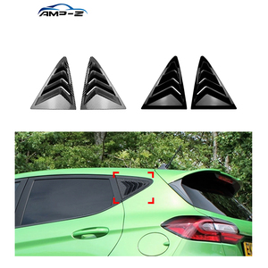 AMP-Z <span class=keywords><strong>Fiesta</strong></span> <span class=keywords><strong>MK8</strong></span> Abs brillant noir fenêtre persienne couverture garniture pour <span class=keywords><strong>Ford</strong></span> <span class=keywords><strong>Fiesta</strong></span> 2018 + accessoire de voiture - Product Image 1