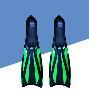 JW-772 Palmes de plongée intégrales durables en TPR pour adultes, type sabot de grenouille, pour la plongée <span class=keywords><strong>avec</strong></span> tuba et la plongée sous-marine - Product Image 4