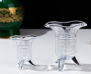 Verres à <span class=keywords><strong>whisky</strong></span> personnalisés avec logo, style rétro chinois, à trois pieds, pour bar à tequila, mariage, fête, verres à <span class=keywords><strong>whisky</strong></span> uniques de style empereur - Product Image 2