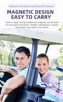 MAX IPX6 su geçirmez taşınabilir kablosuz açık hoparlör Golf yürüyüş kamp parti manyetik güneş enerjisi manyetik Golf kutusu