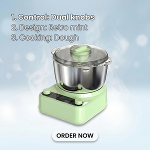 <span class=keywords><strong>Robot</strong></span> Pétrin Professionnel pour Pains au Curry Masala, Mini Pétrin à Pâte, Machine à Sauce Satay avec Fonction de Chauffage et de Fermentation - Product Image 4
