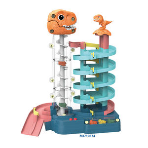 MJ jouets Rail voiture fente <span class=keywords><strong>jouet</strong></span> parking 5 étages assemblage bâtiment <span class=keywords><strong>dinosaure</strong></span> voiture <span class=keywords><strong>garage</strong></span> piste <span class=keywords><strong>jouet</strong></span> pour enfants - Product Image 1