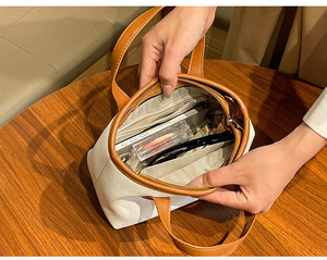 Sac <span class=keywords><strong>messager</strong></span> au design original à prix abordable, sac à bandoulière, sac fourre-tout, sac <span class=keywords><strong>messager</strong></span> en PU avec poignées en cuir - Product Image 5