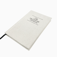 Carnet A5 personnalisé en tissu de lin, couverture rigide de haute qualité, journal/agenda, logo personnalisé, vente directe usine