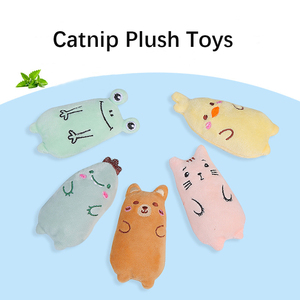 Runpin W179 Pet peluş çiğnemek oyuncaklar karikatür hayvanlar Catnip kedi oyuncaklar yeni - Product Image 2
