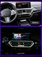Luz ambiental LED para rejilla de ventilación de coche para X3 G01 X4 G02 IX3, tira de luz de ambiente para salida de aire del salpicadero delantero, 100% Plug and Play
