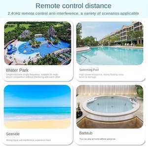 AiJH 2,4 GHz RC Fish Toy Piscina de agua Control remoto eléctrico Ballenas Tiburón Natación Rc Animal Juguetes Niños Regalo - Product Image 6