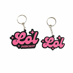 سلسلة مفاتيح بشعار كرتوني 2d ثلاثية الأبعاد على شكل قلب مطاطي شعار سلسلة مفاتيح بالجملة من المصنع الصيني سلسلة مفاتيح بشعار أنيمي - Product Image 6