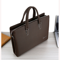Mode hommes sac à main d'affaires de haute qualité mallette pour ordinateur portable noir marron en cuir PU unique épaule sac à bandoulière pour hommes