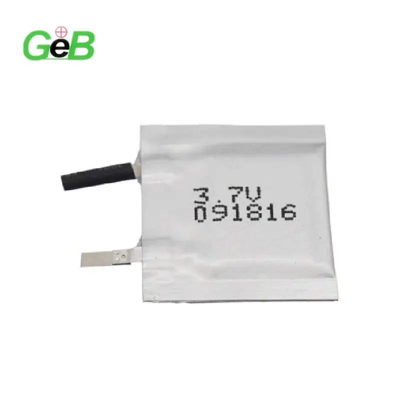 حار بيع 0.9 مللي متر رقيقة جدا بطارية ليبو GEB 091816 3.7V 11mAh بطارية ليثيوم صغيرة قدرة عالية بطارية قابلة للشحن مصغرة لتحديد المواقع