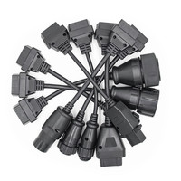 Câble de diagnostic multi-OBD J1939 robuste avec connecteurs 7, 12, 14, 20, 30 et 37 broches pour camions