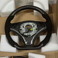 Volant personnalisé en fibre de carbone véritable avec LED pour E84 E87 E89 E88 W87 E90 E91 E92 E93 m3 2005-2012 1/2/3/4/5/F/MSeries
